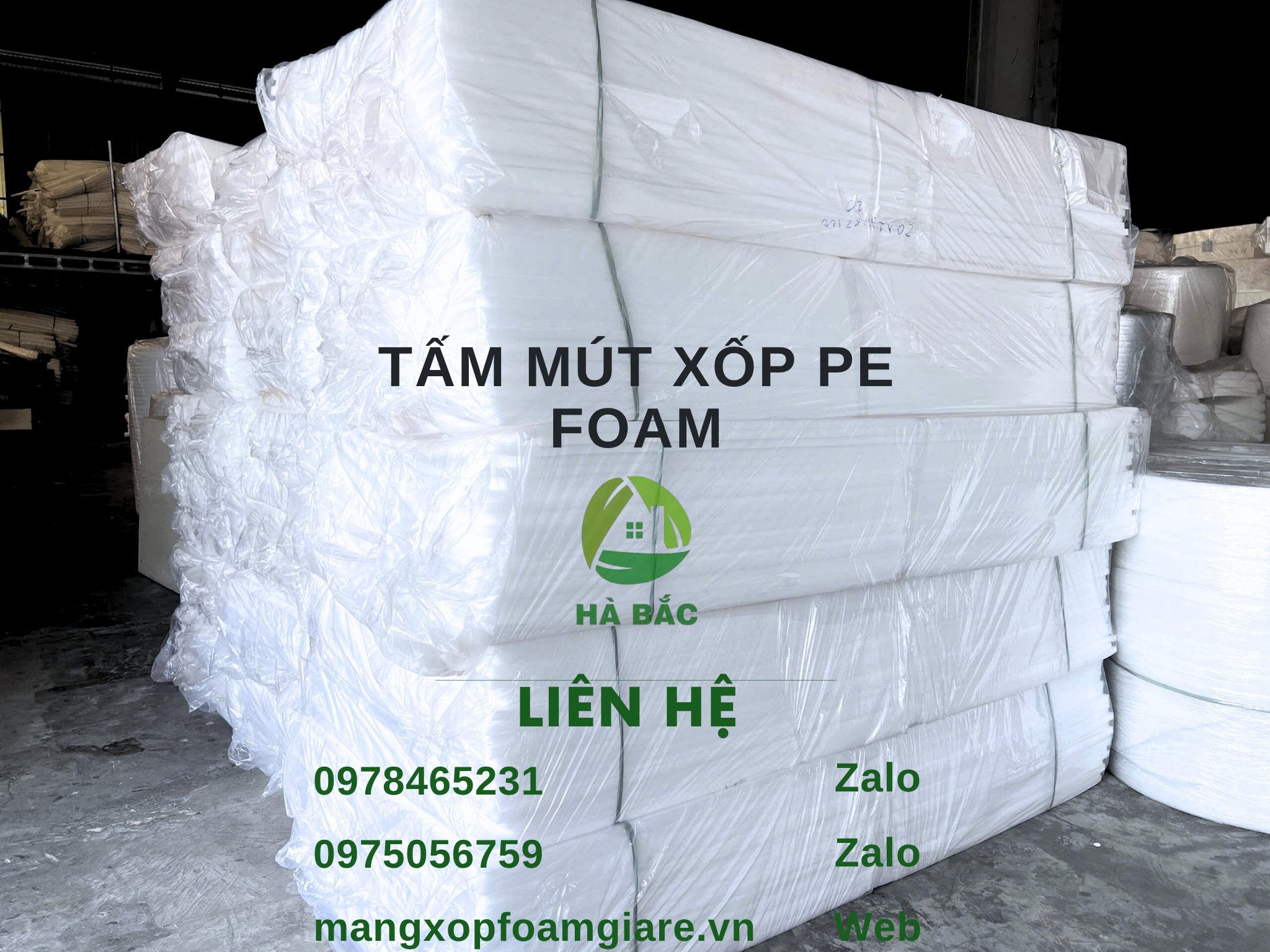 Tấm mút xốp pe foam (5) Tấm Mút Xốp PE Foam 5cm 50mm