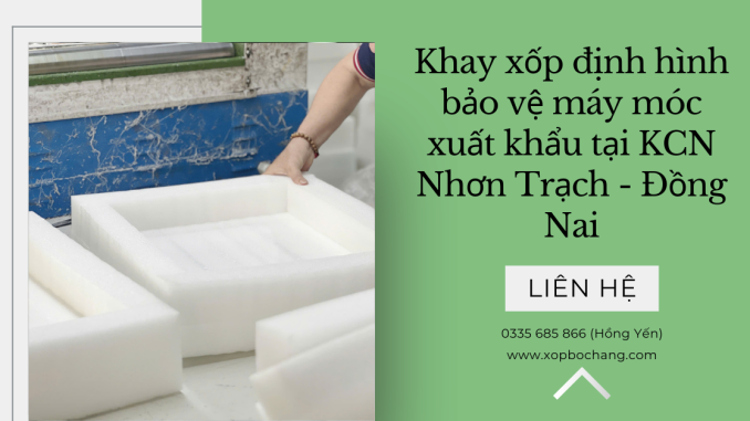 Khay xốp định hình Khay xốp định hình