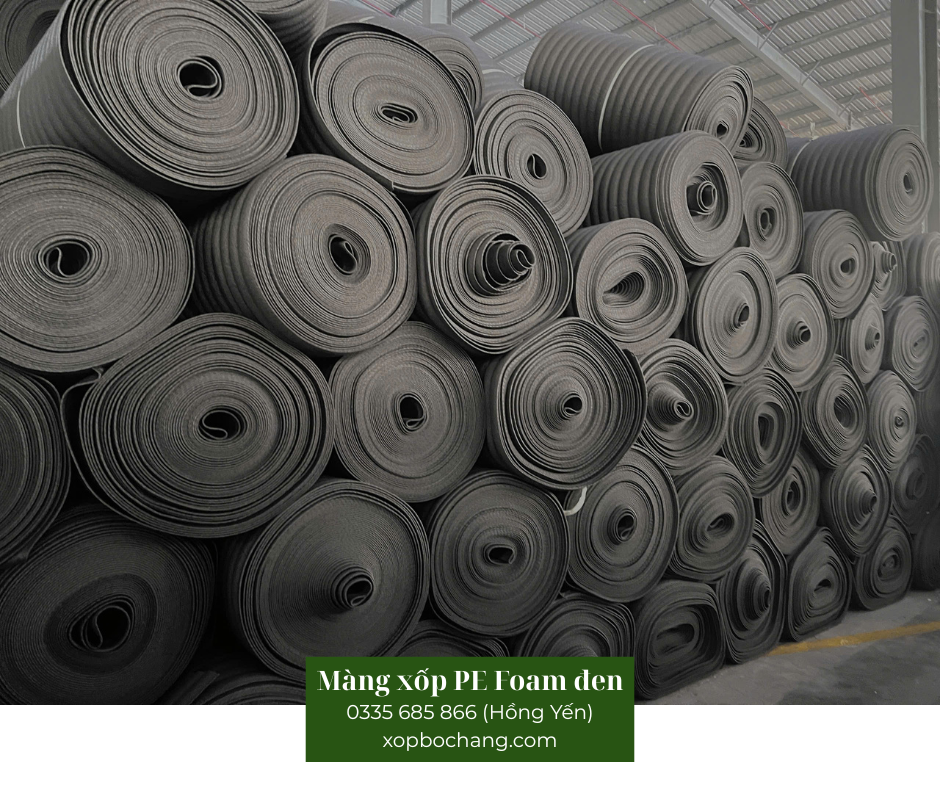 Màng xốp PE Foam đen Màng xốp PE Foam đen