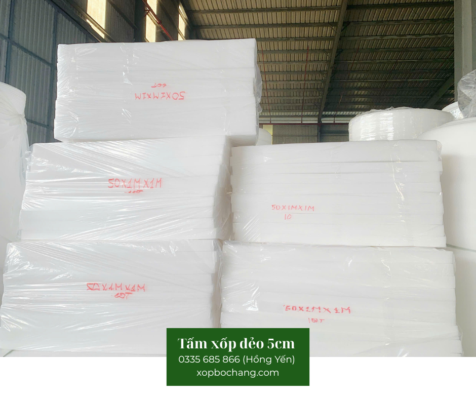 Tấm xốp dẻo 5cm Tấm xốp dẻo 5cm