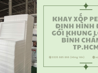 Khay xốp PE Foam định hình