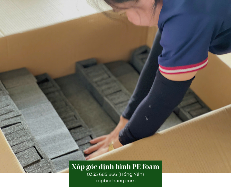 Xốp góc định hình PE Foam
