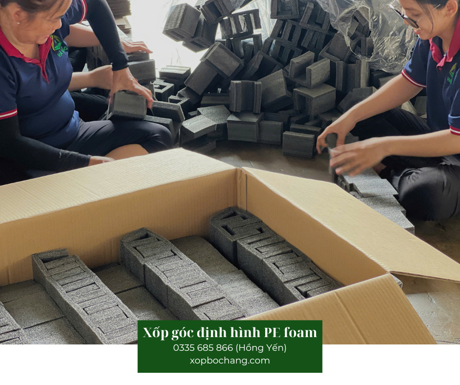 Xốp góc định hình PE Foam