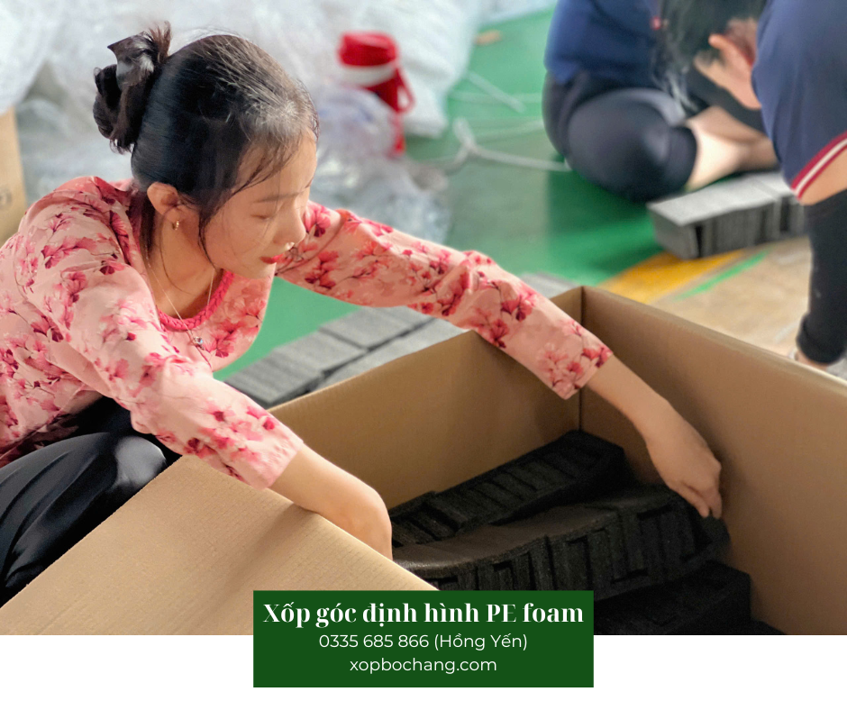 Xốp góc định hình PE Foam