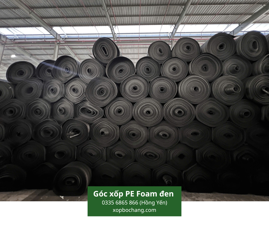 Góc xốp PE Foam đen
