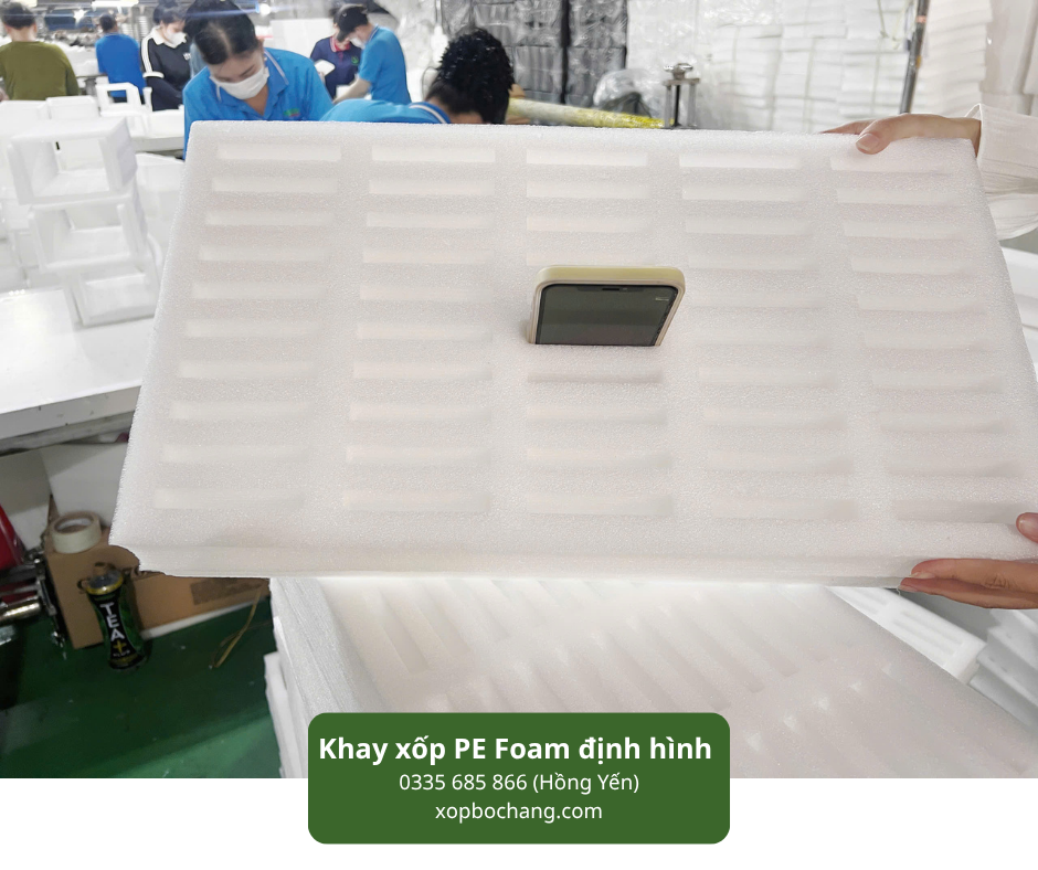 Khay xốp PE Foam định hình