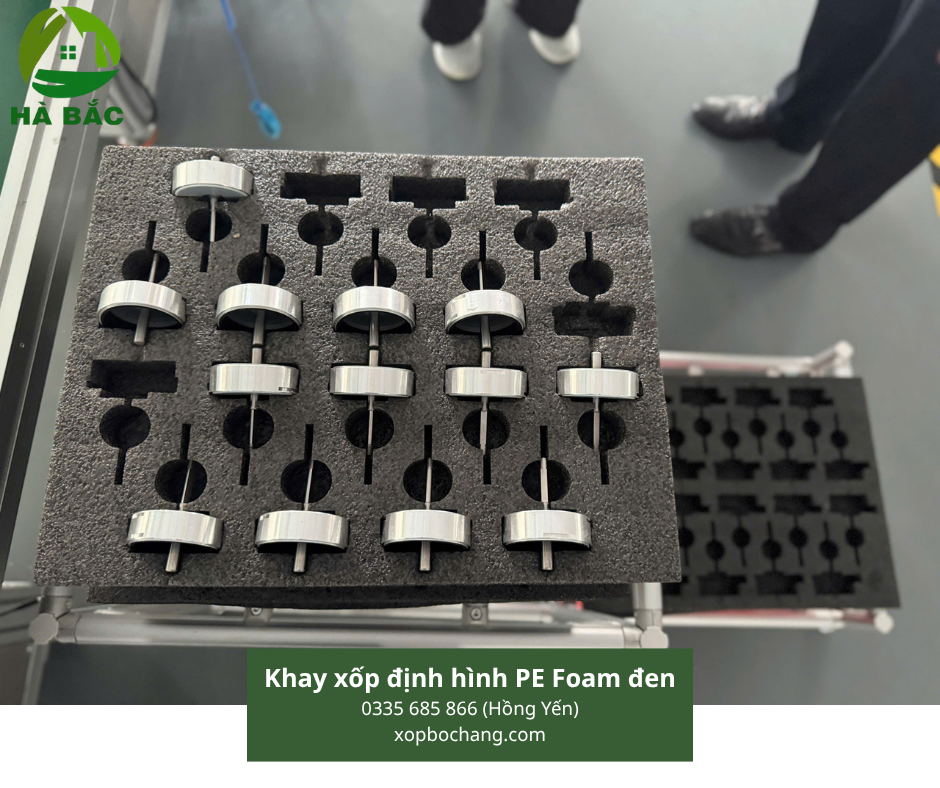 Khay xốp định hình PE Foam đen