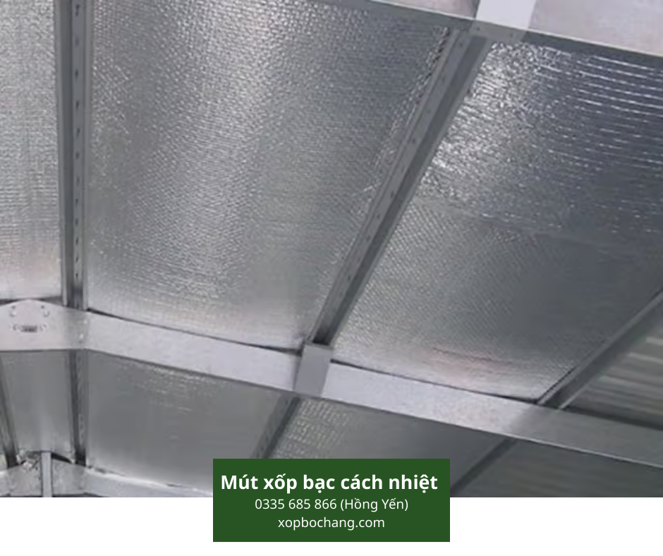 Mút xốp bạc cách nhiệt