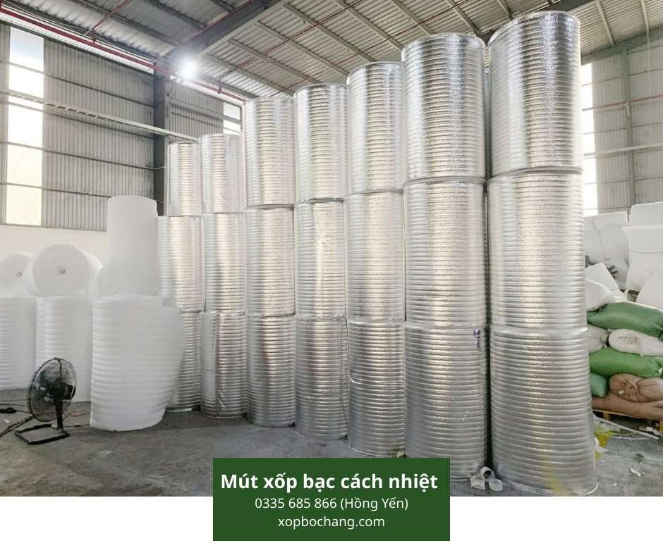 Mút xốp bạc cách nhiệt