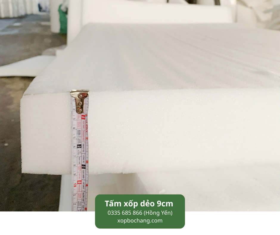Tấm xốp dẻo 9cm