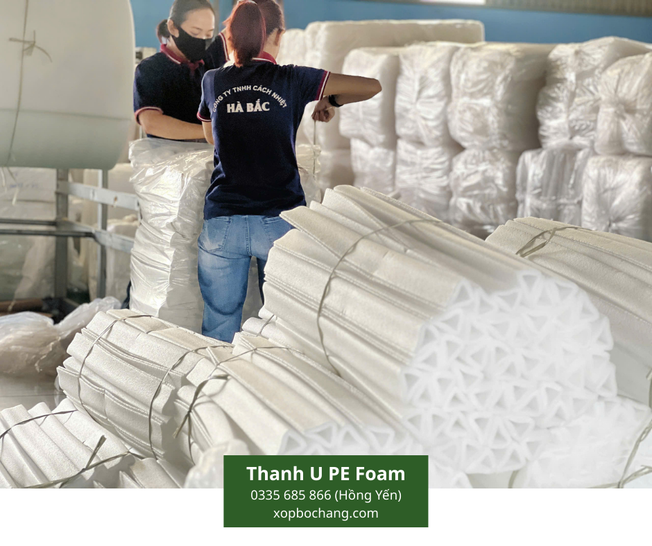 Thanh U PE Foam Thanh U PE Foam