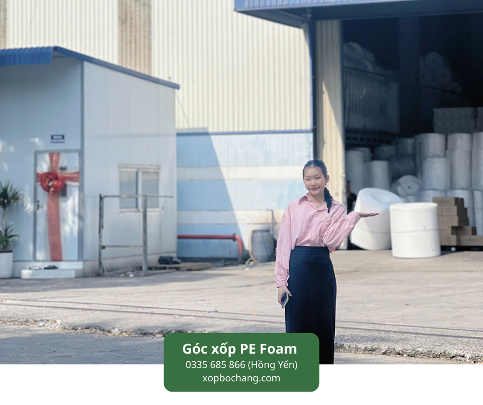 Góc xốp PE Foam