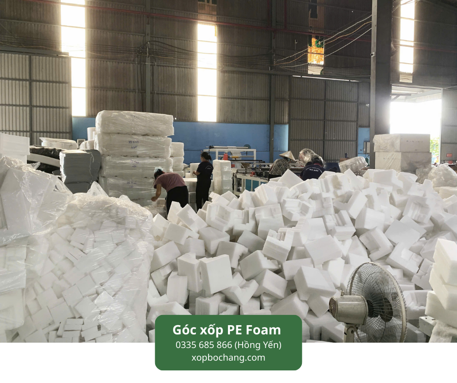 Góc xốp PE Foam