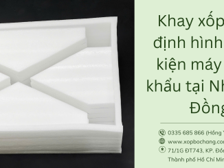 Khay xốp PE Foam định hình