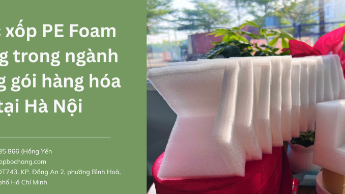 Góc xốp PE Foam