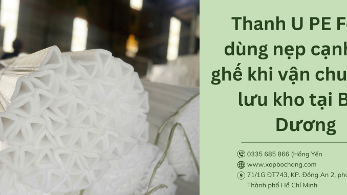 Thanh U PE Foam Thanh U PE Foam