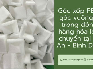 Góc xốp PE Foam góc vuông