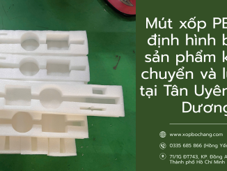 Mút xốp PE Foam định hình