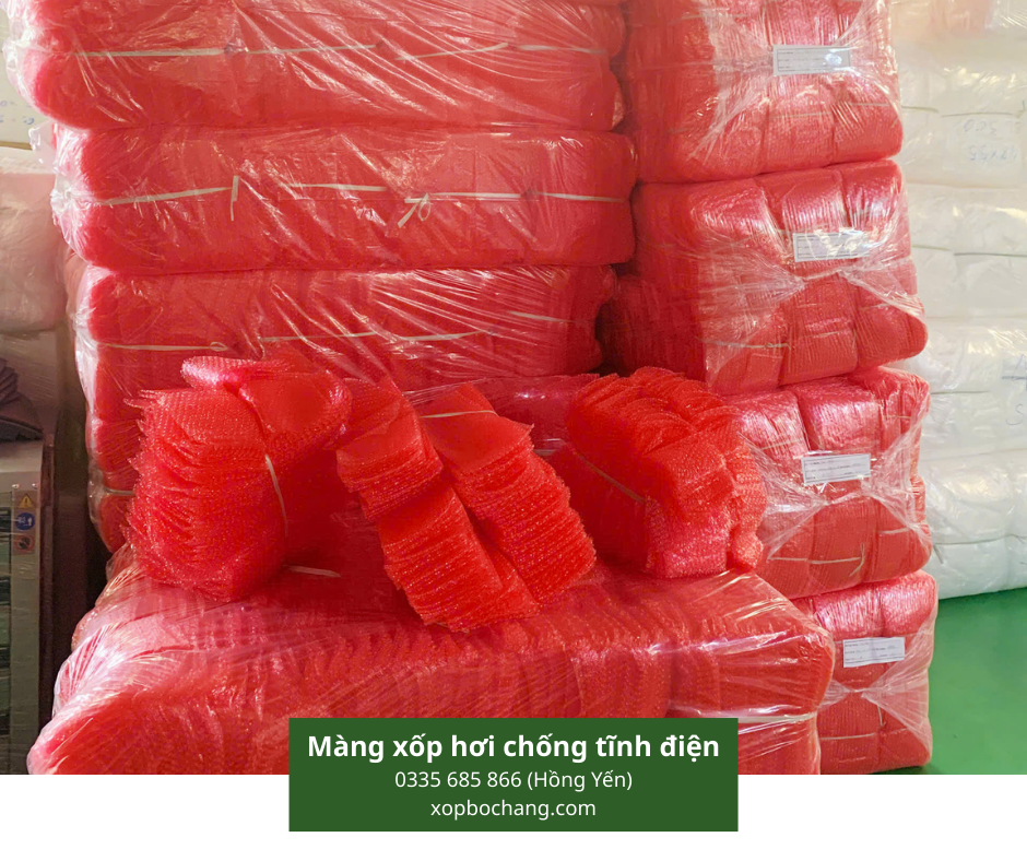 Màng xốp hơi chống tĩnh điện Màng xốp hơi chống tĩnh điện