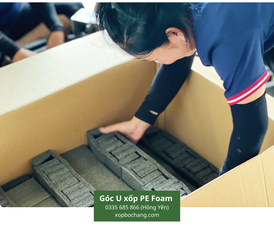 Góc U xốp PE Foam Góc U xốp PE Foam