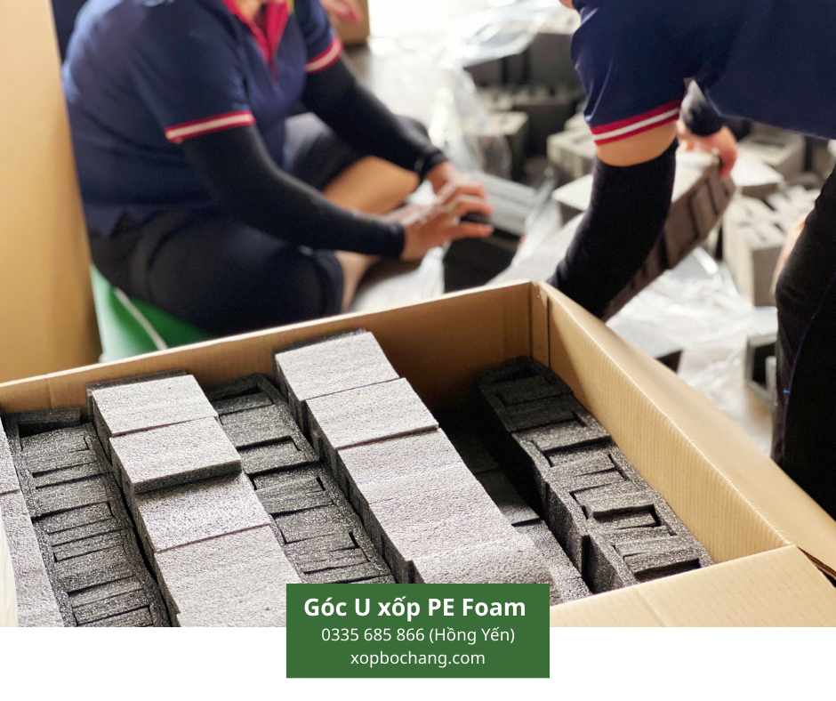 Góc U xốp PE Foam Góc U xốp PE Foam