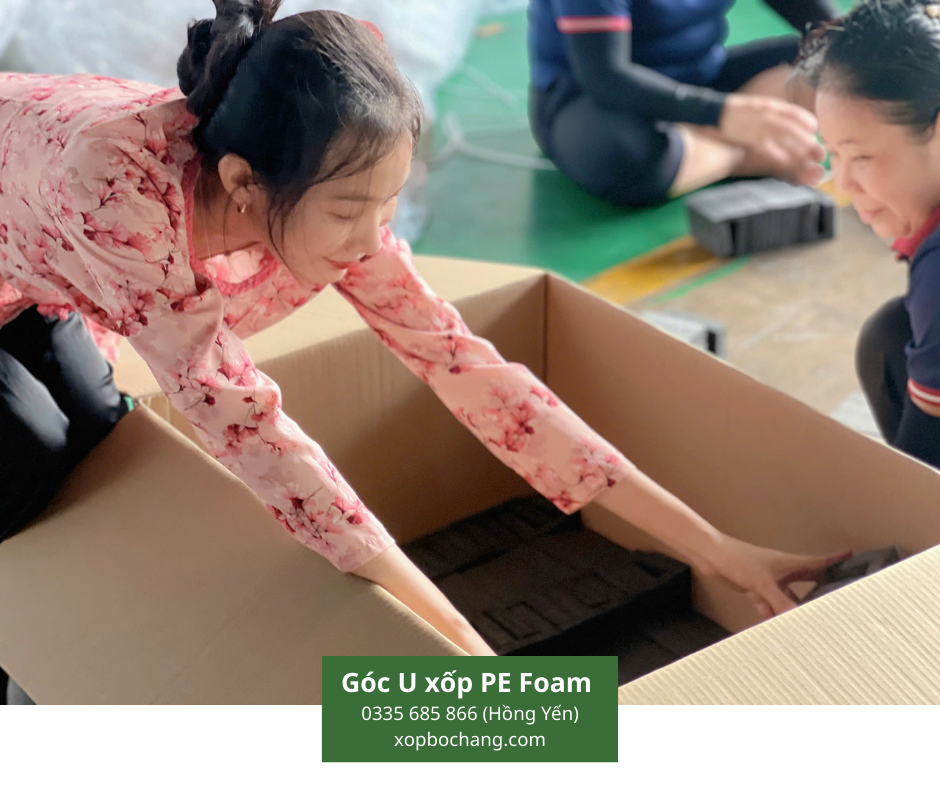 Góc U xốp PE Foam Góc U xốp PE Foam