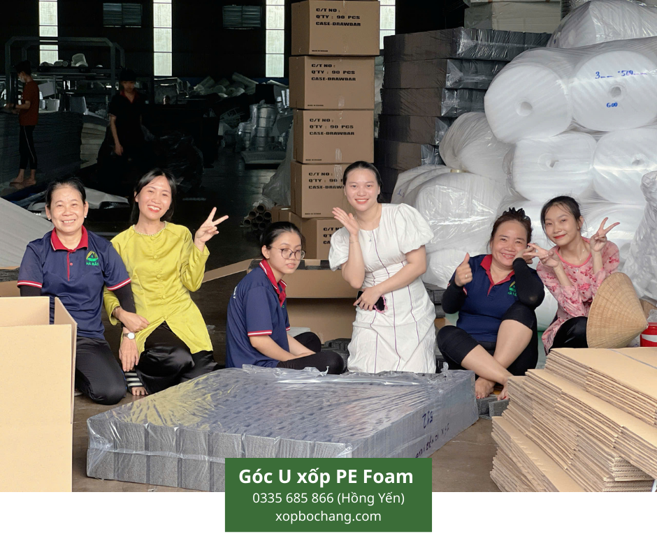 Góc U xốp PE Foam Góc U xốp PE Foam