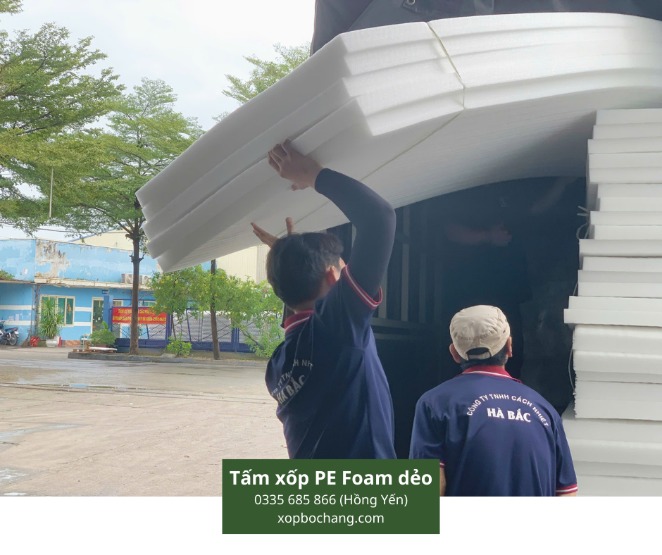 Tấm xốp PE Foam dẻo