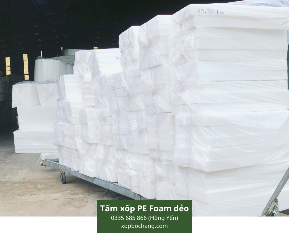 Tấm xốp PE Foam dẻo
