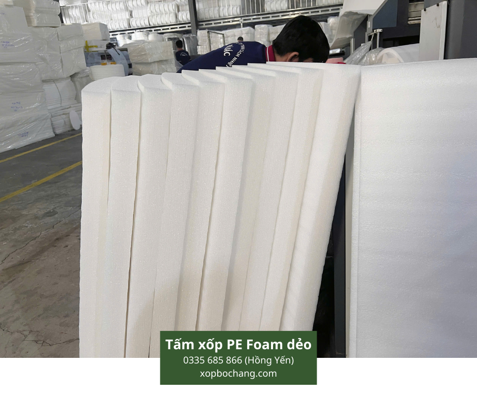 Tấm xốp PE Foam dẻo