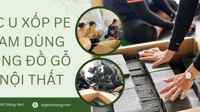 Góc U xốp PE Foam Góc U xốp PE Foam