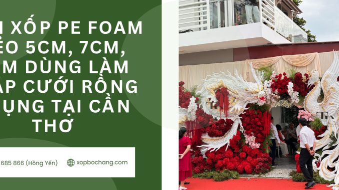 Tấm xốp PE Foam dẻo