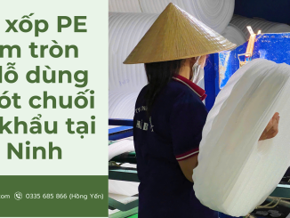 Tấm xốp PE Foam tròn đục lỗ