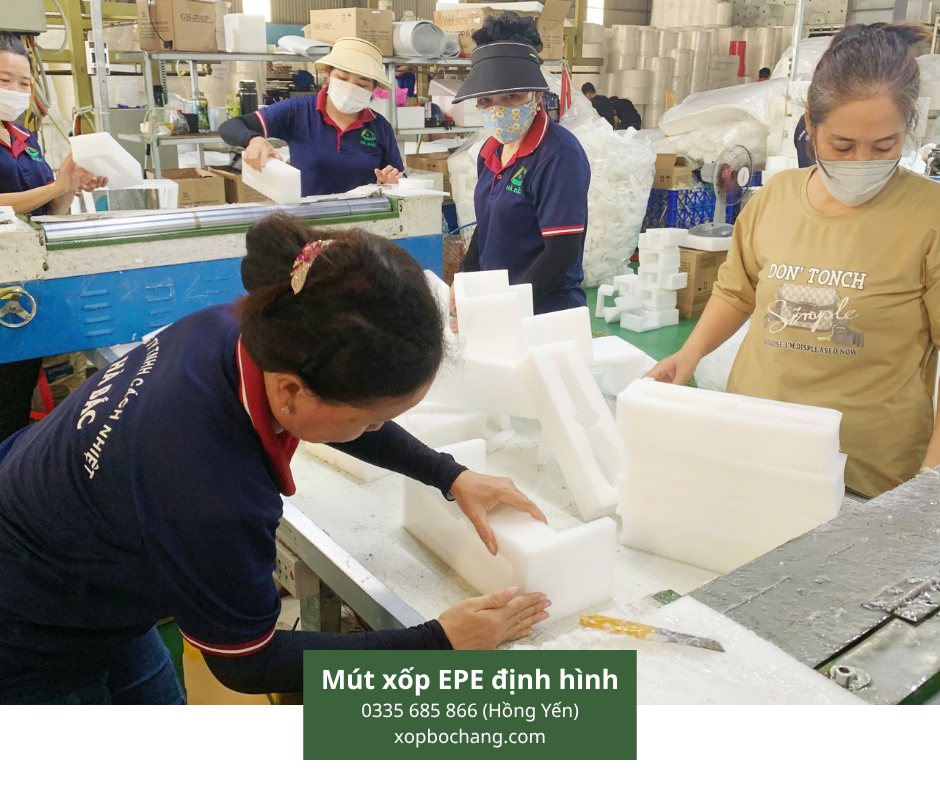 Mút xốp EPE định hình Mút xốp EPE định hình