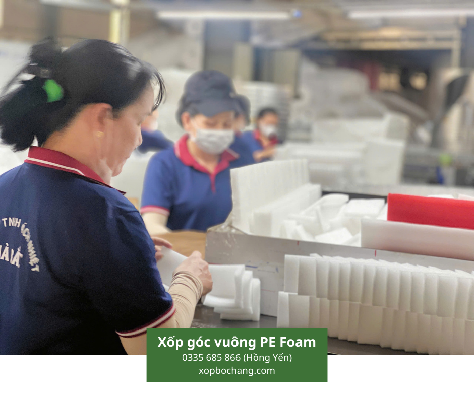 Xốp góc vuông PE Foam