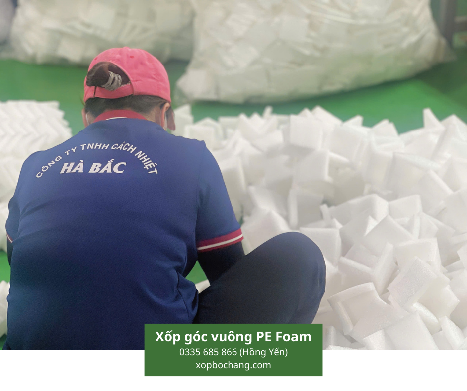 Xốp góc vuông PE Foam