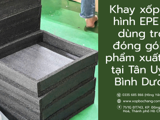 Khay xốp định hình EPE đen