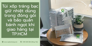 Túi xốp tráng bạc giữ nhiệt