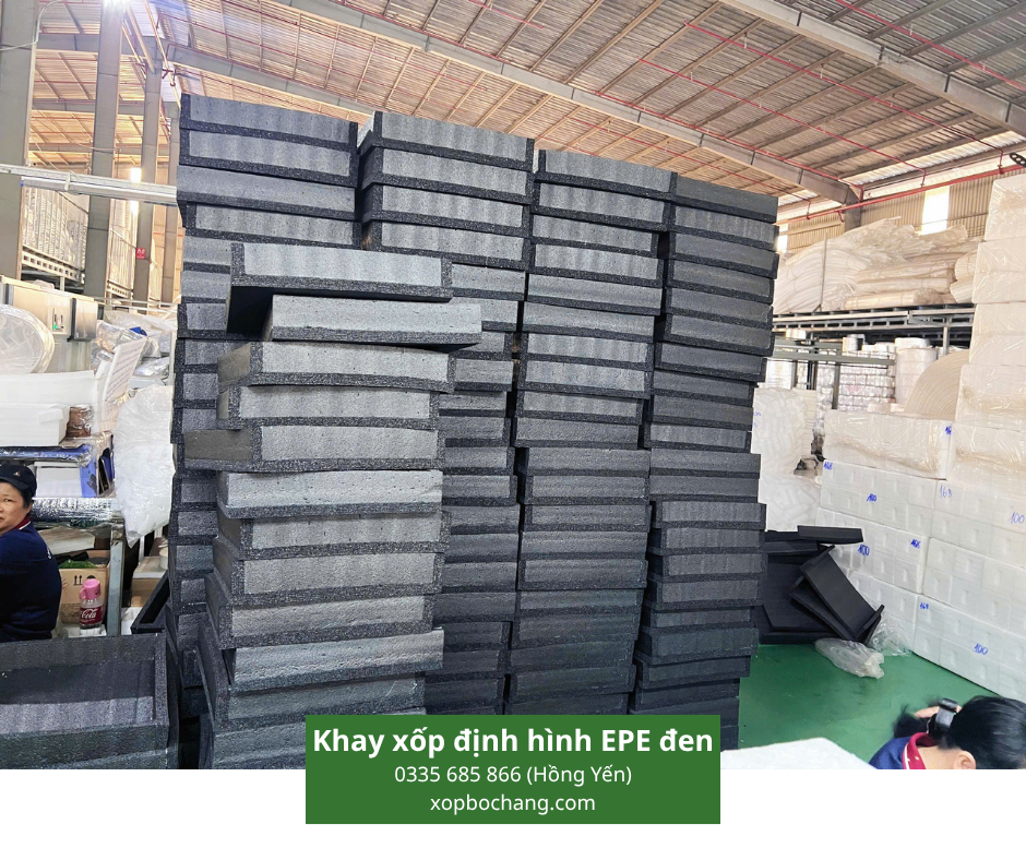 Khay xốp định hình EPE đen