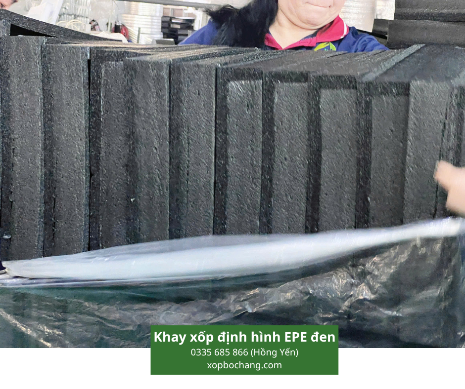 Khay xốp định hình EPE đen