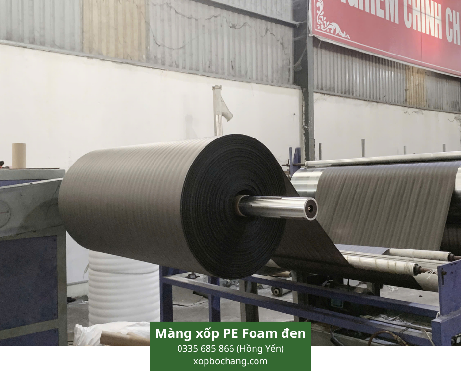 Màng xốp PE Foam đen