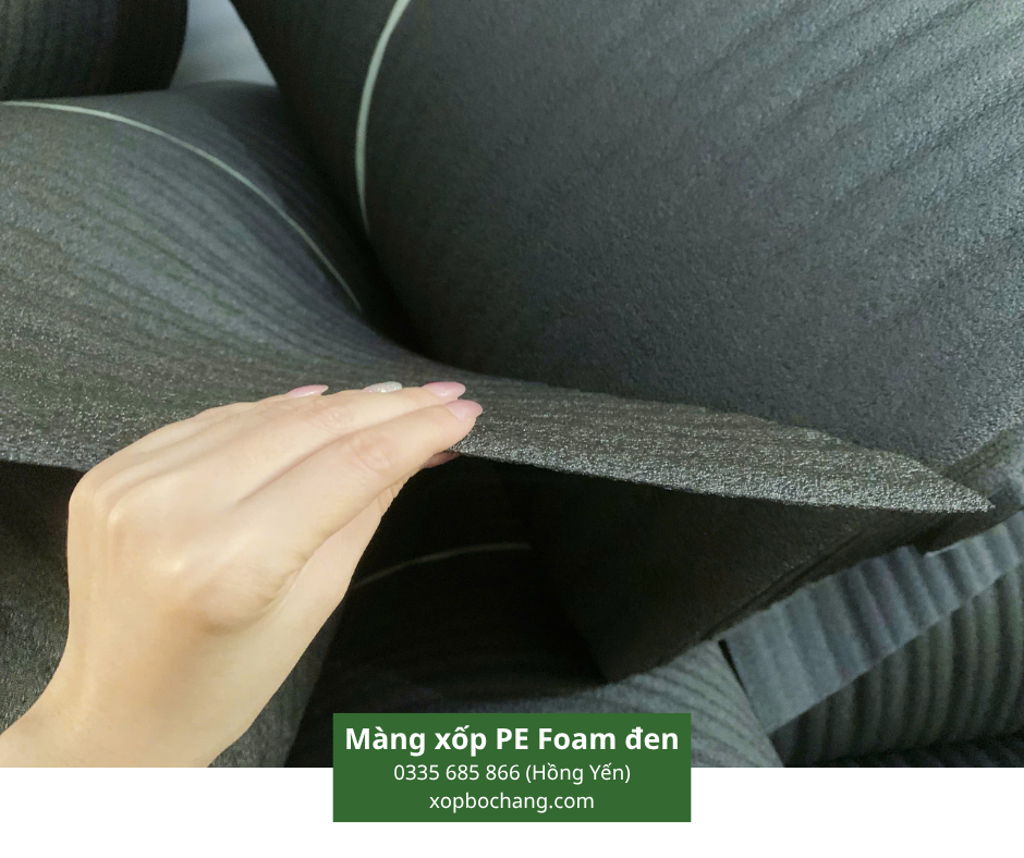Màng xốp PE Foam đen