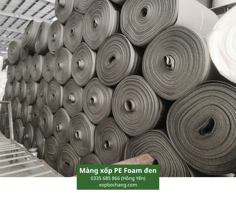 Màng xốp PE Foam đen