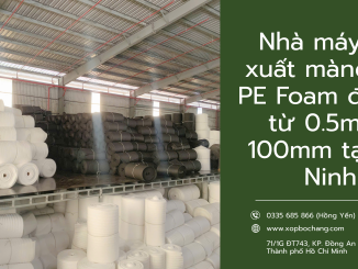 Nhà máy sản xuất màng xốp PE Foam