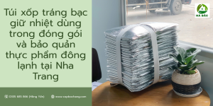 Túi xốp tráng bạc giữ nhiệt