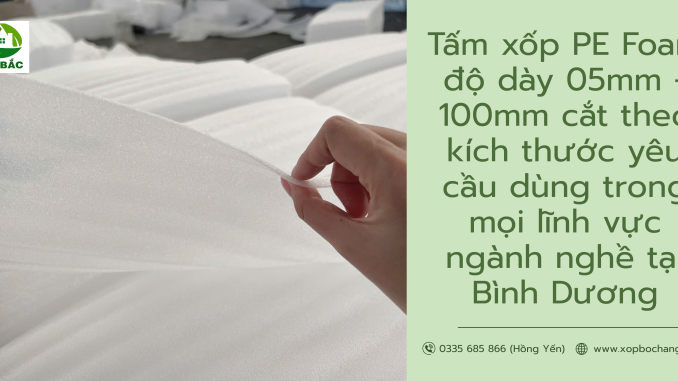 Tấm xốp PE Foam