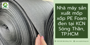 mốp xốp PE Foam đen