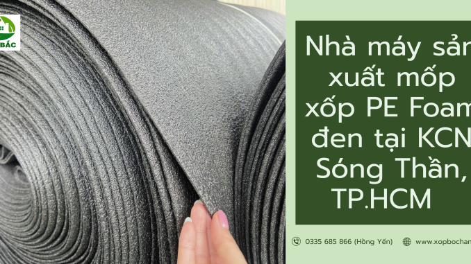 mốp xốp PE Foam đen