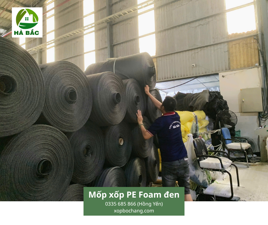 mốp xốp PE Foam đen