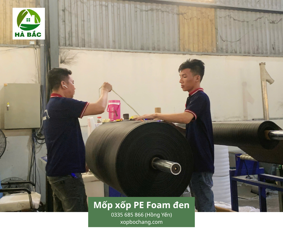 mốp xốp PE Foam đen